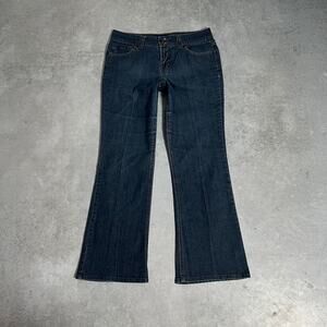 Bandolinoblu Arianna Bootcut Jeans Women's Size 12 Dark Flared Denim Mid Rise